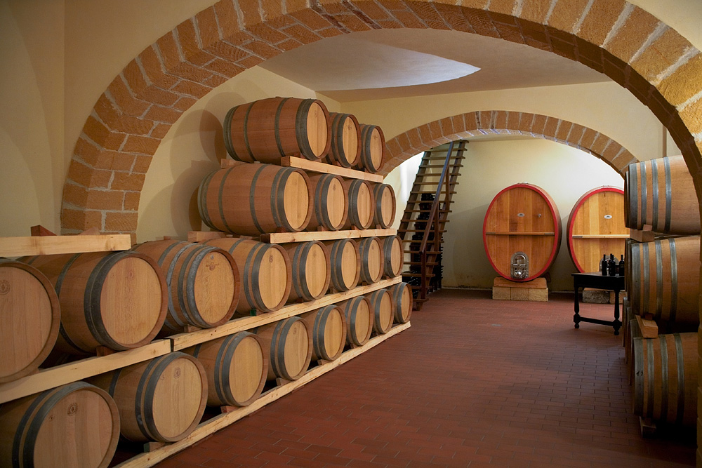 De wijnkelder van Alessandro di Camporeale
