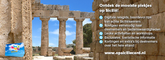 Bestel nu de opsiciliecard en haal meer uit je vakantie op Sicilië!