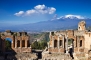 Het Grieks-Romeinse theater in Taormina op het eiland Sicilië  - 4215
