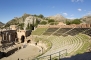 Het Grieks-Romeinse theater in Taormina op het eiland Sicilië  - 4216
