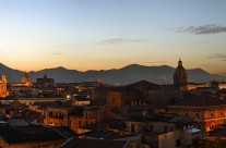 De skyline van Palermo