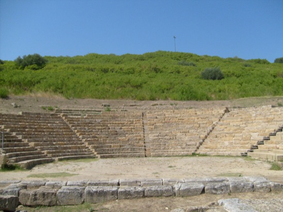 Archaeological area of Morgantina in Aidone on the island of Sicily