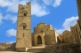 De klokkentoren in het plaatsje Erice op Sicilië  - 4266