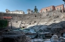 Romeins Theater en Odeon in de stad Catania op Sicilië  - 4348